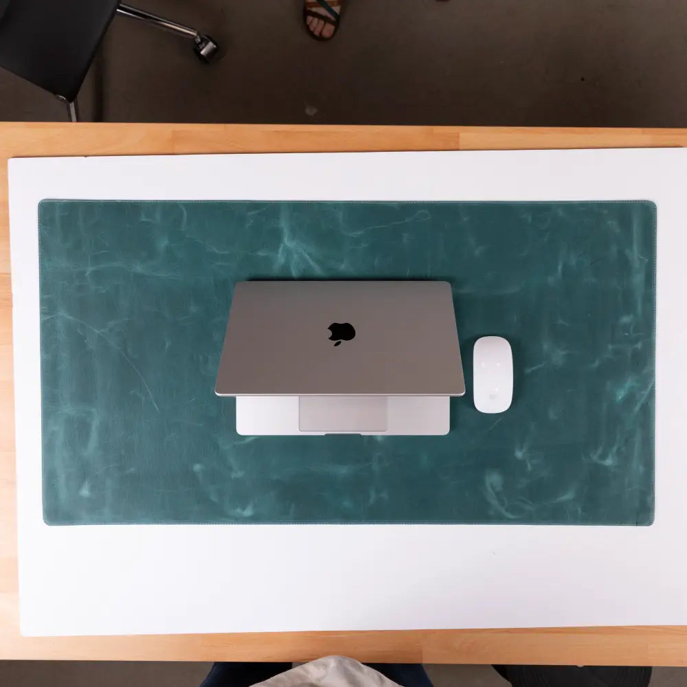 Natural Leather Desk Mat (37 cm x 80 cm)