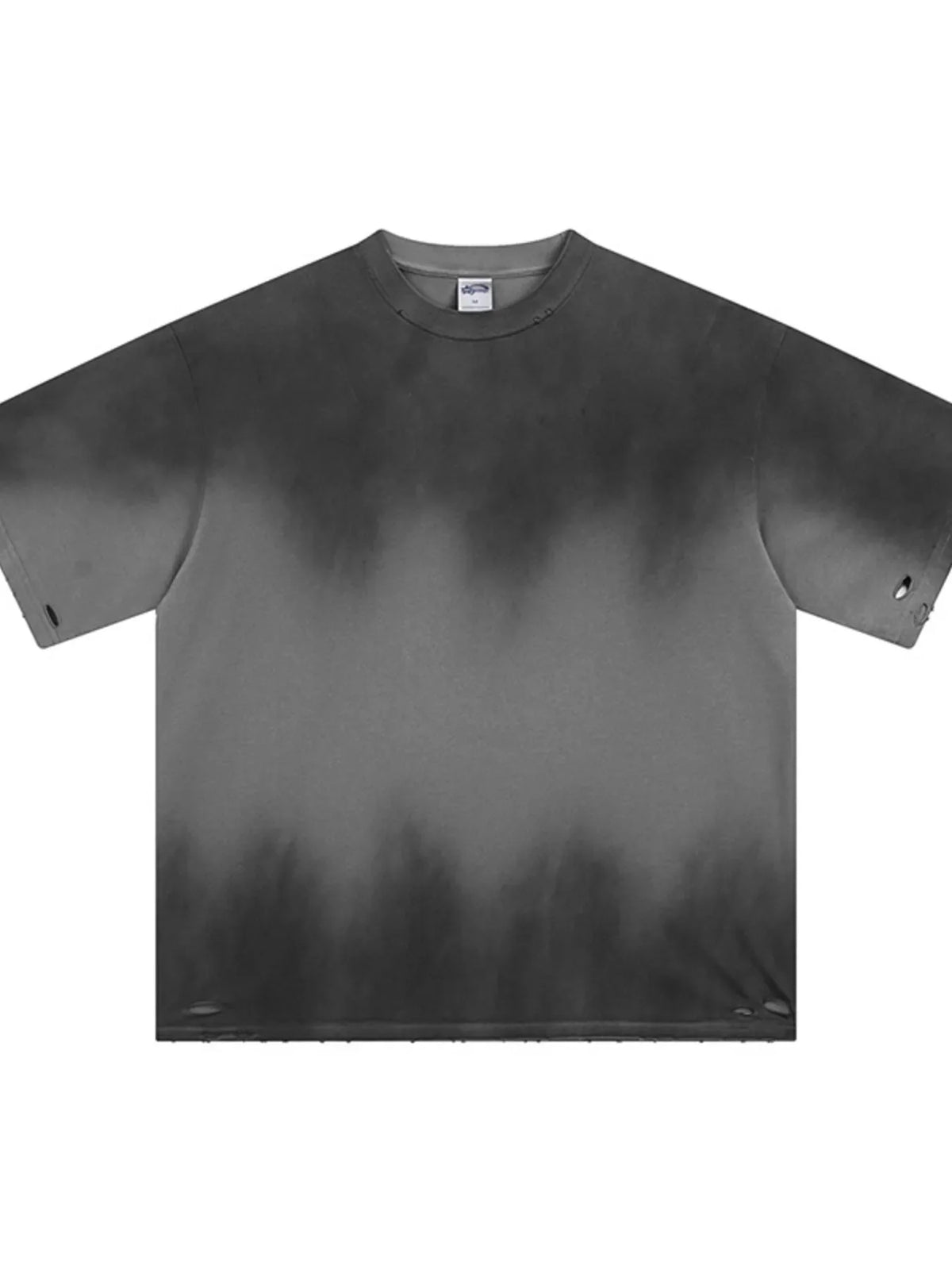 Men's Gradient Round Neck Oversized T-Shirt