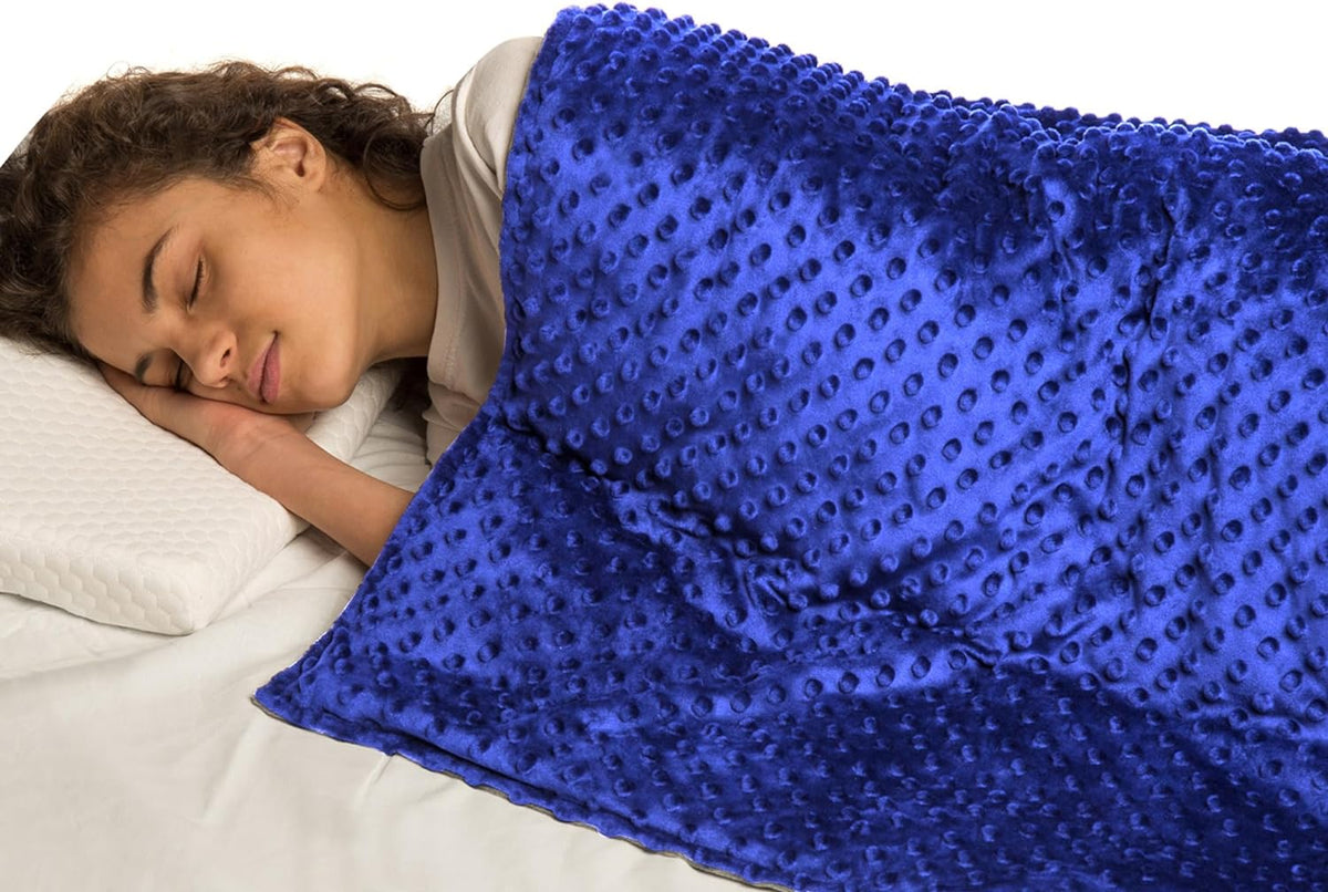 Kids Weighted Blanket with Removable Minky Cover