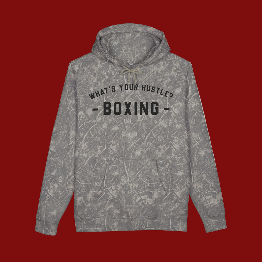 WHAT'S YOUR HUSTLE? Old School Boxing Hoodie | Heavyweight Cotton (10z) | WYH? | (3 COLORS)