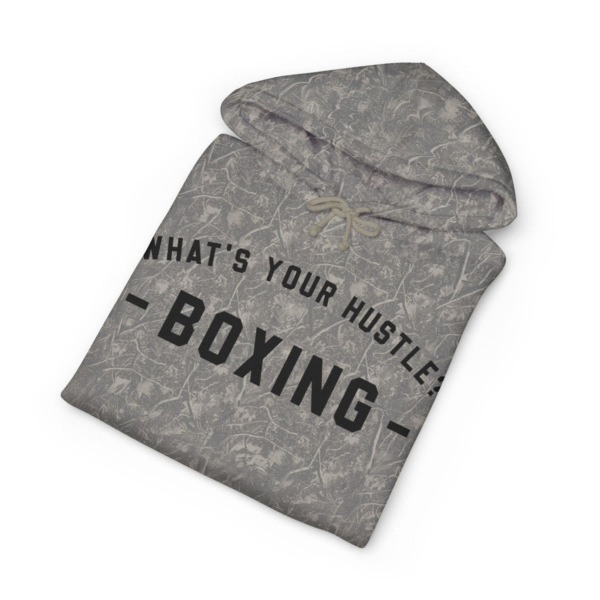 WHAT'S YOUR HUSTLE? Old School Boxing Hoodie | Heavyweight Cotton (10z) | WYH? | (3 COLORS)