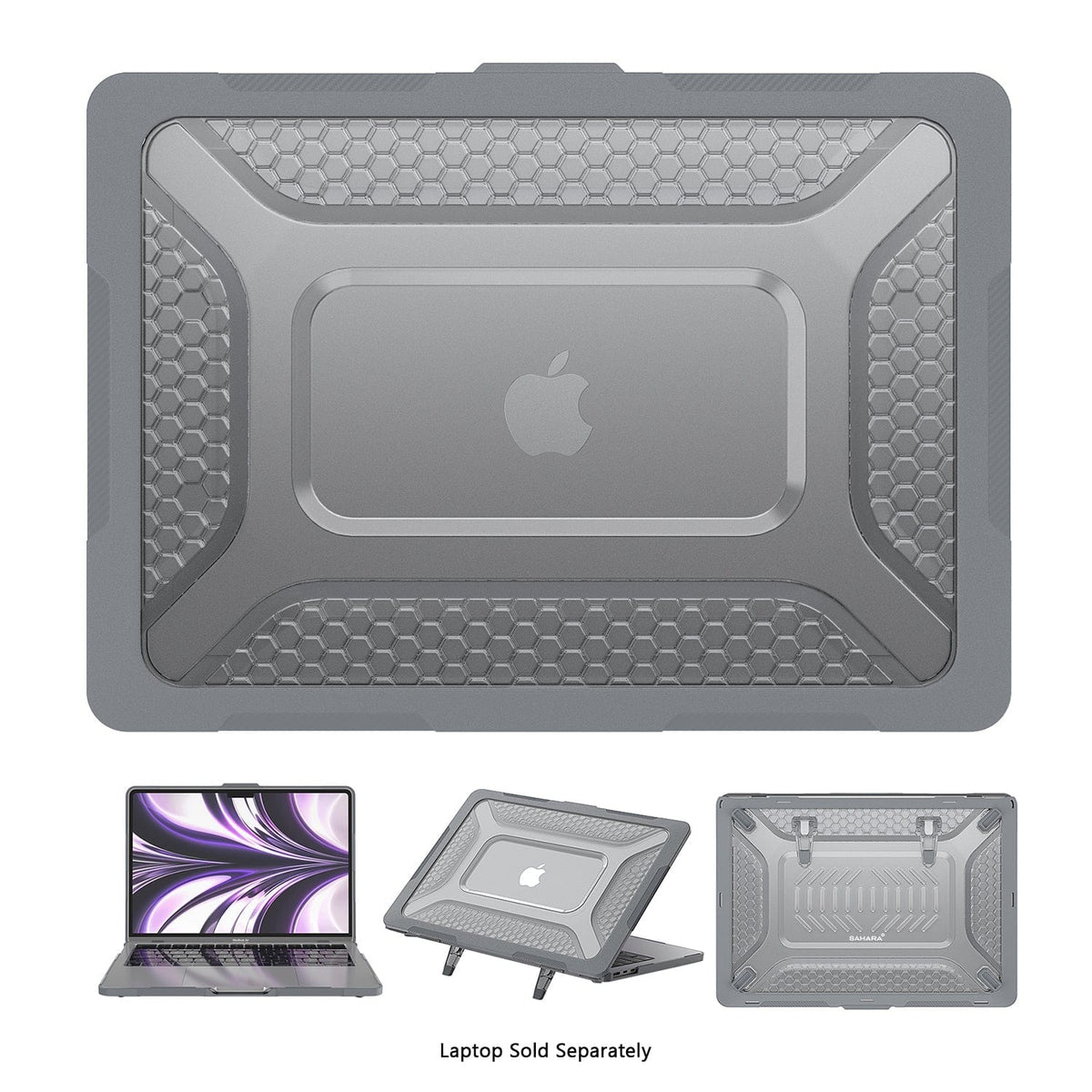 MacBook Air 15-inch (M3–M5) Case - Adjustable Stand | Raider Ultra-Duty Series
