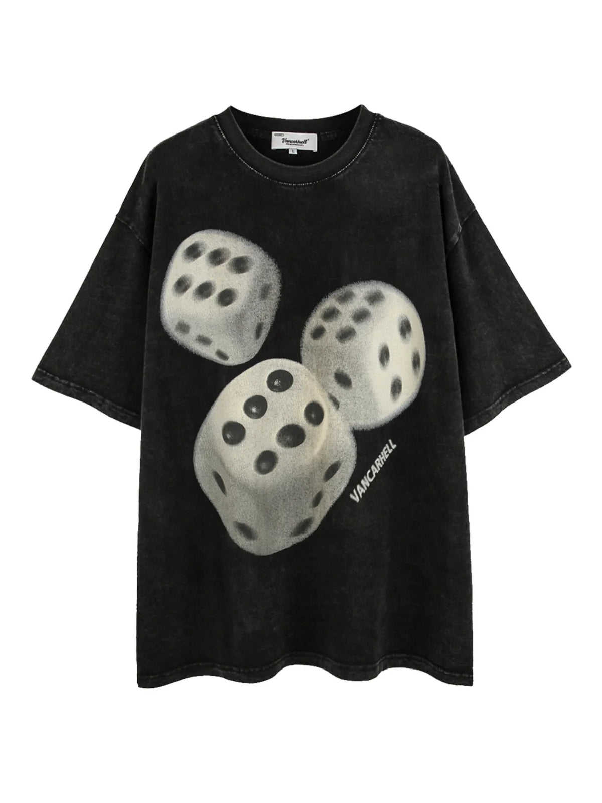 Men's Oversized Graphic Round Neck T-Shirt