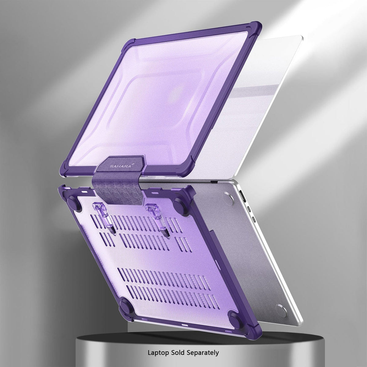 MacBook Air 13.6-inch (M3–M5) Case - Adjustable Stand, Heavy-Duty | Raider Series
