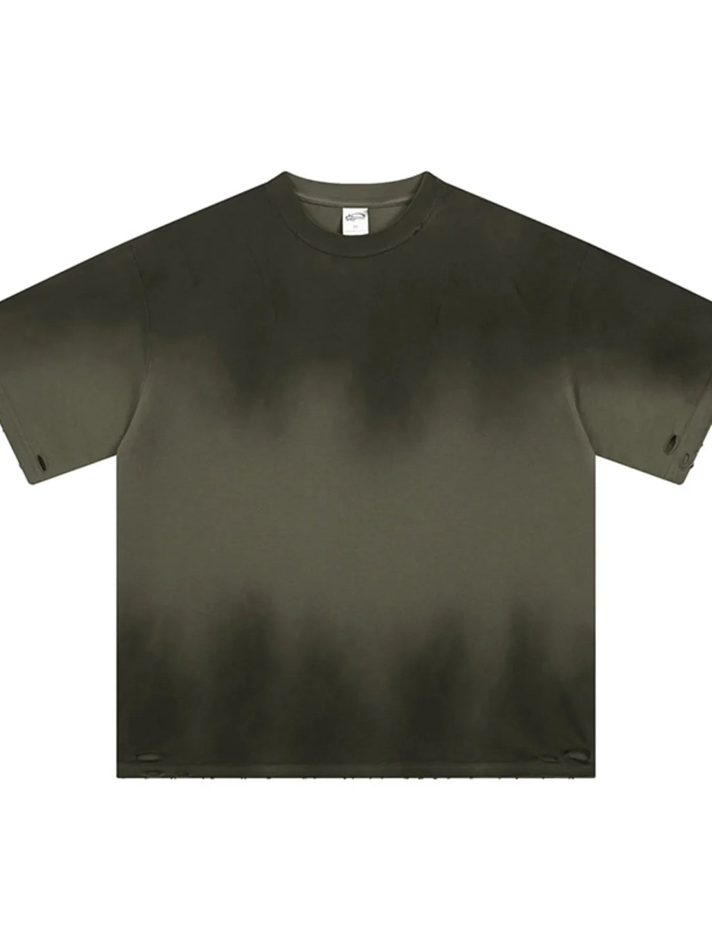 Men's Gradient Round Neck Oversized T-Shirt