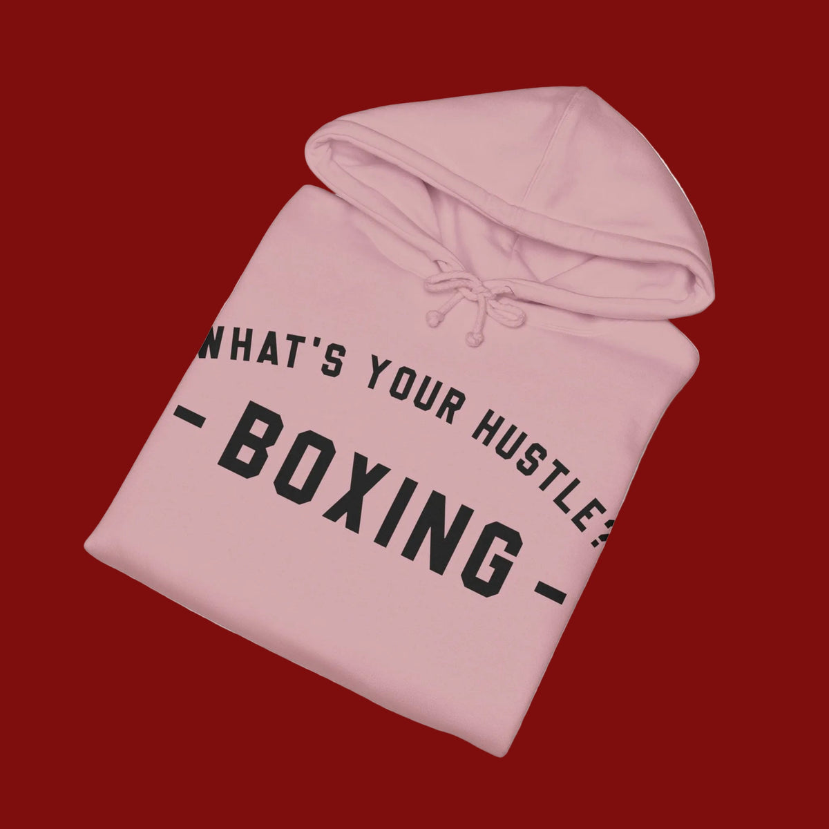 WHAT'S YOUR HUSTLE? Old School Boxing Hoodie | Heavyweight Cotton (10z) | WYH? | (3 COLORS)