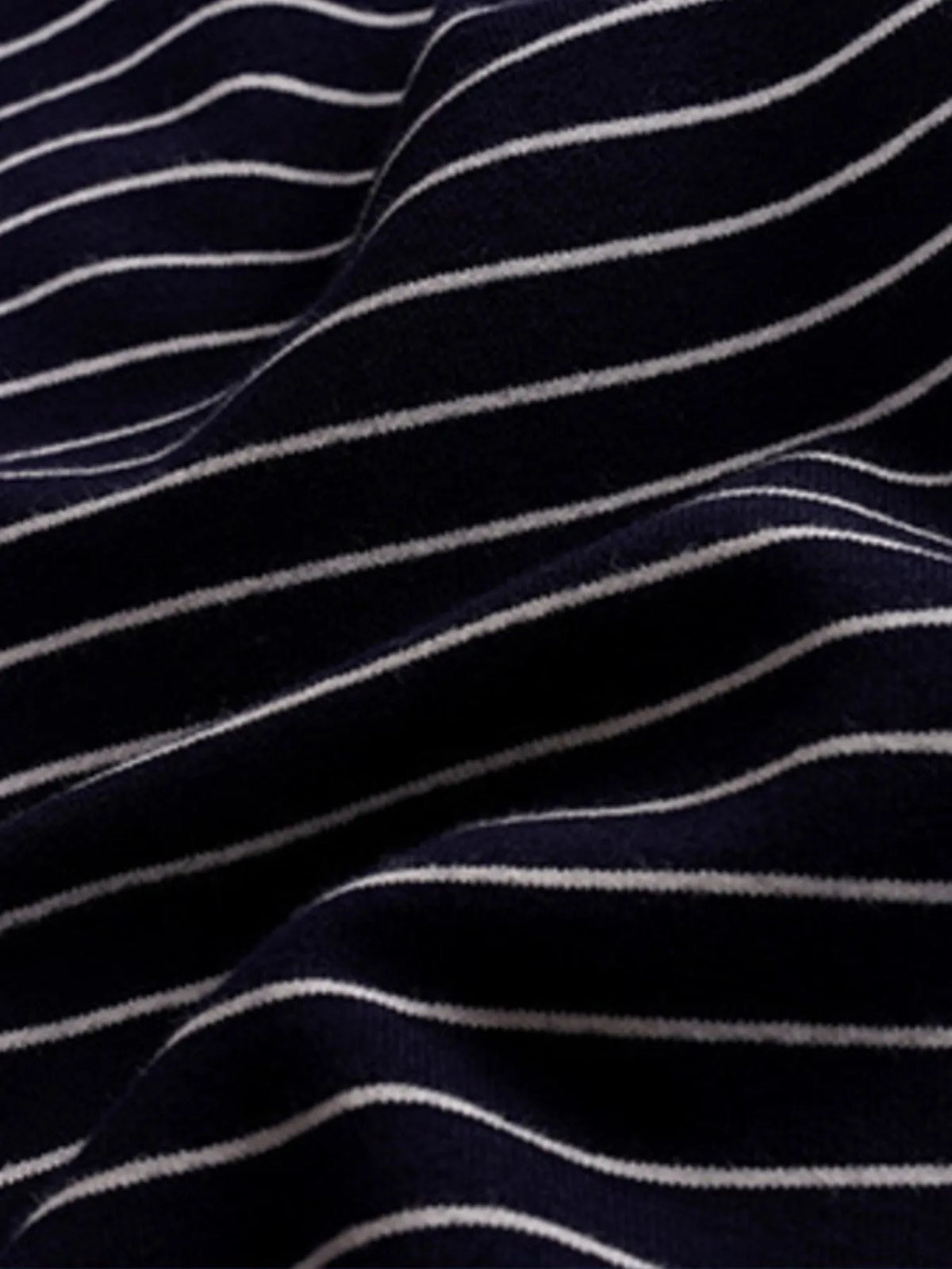 Men's Oversized Striped Long Sleeve T-Shirt
