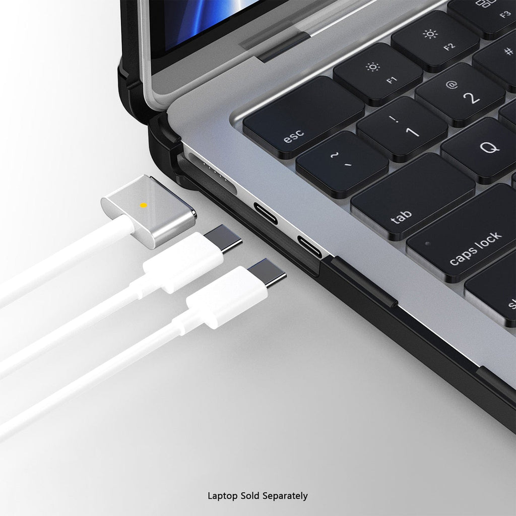 MacBook Air 13.6-inch (M3–M5) Case - Adjustable Stand, Heavy-Duty | Raider Series