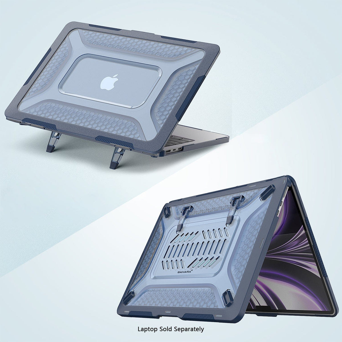 MacBook Air 15-inch (M3–M5) Case - Adjustable Stand | Raider Ultra-Duty Series