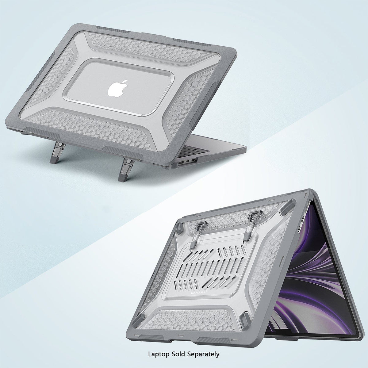 MacBook Air 15-inch (M3–M5) Case - Adjustable Stand | Raider Ultra-Duty Series