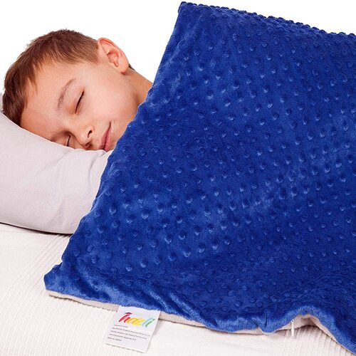 Kids Weighted Blanket with Removable Minky Cover