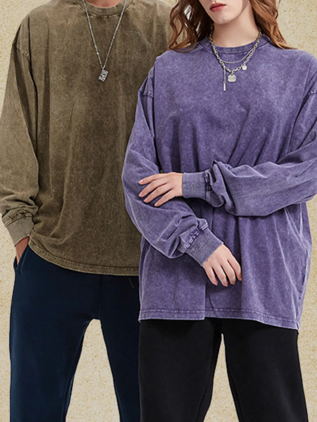 Men's Oversized Long Sleeve T-Shirt