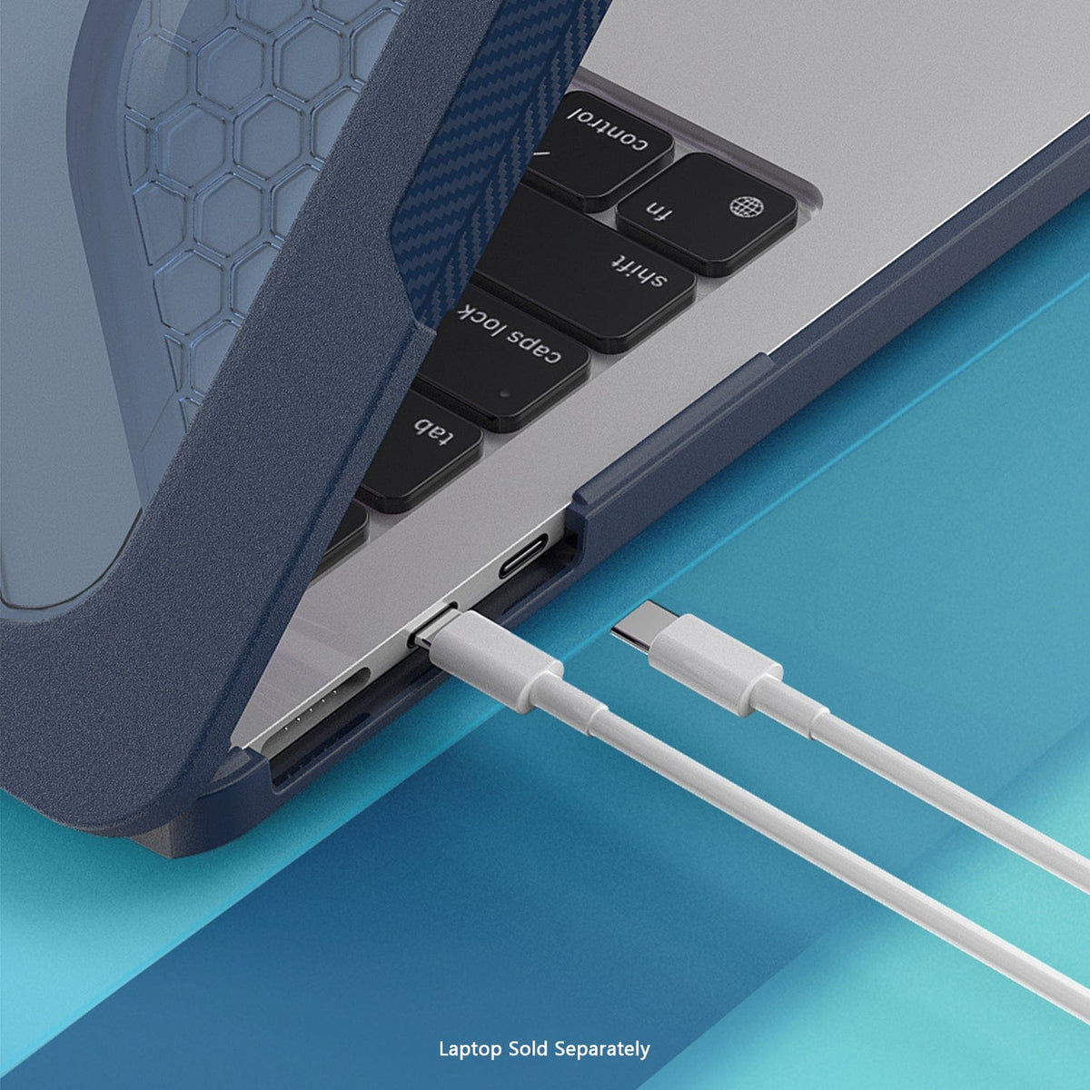 MacBook Air 15-inch (M3–M5) Case - Adjustable Stand | Raider Ultra-Duty Series