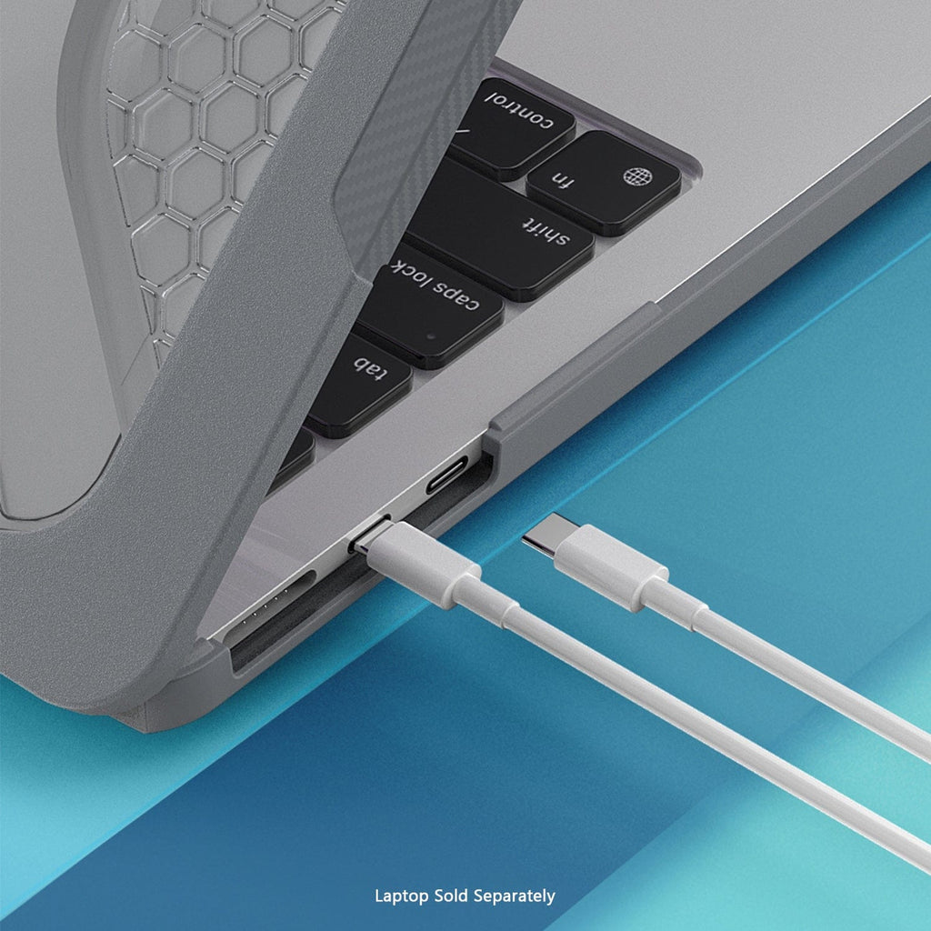 MacBook Air 15-inch (M3–M5) Case - Adjustable Stand | Raider Ultra-Duty Series