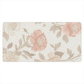 Vintage Rose Desk Mat — Soft Botanical Mouse Pad for Aesthetic Workspaces