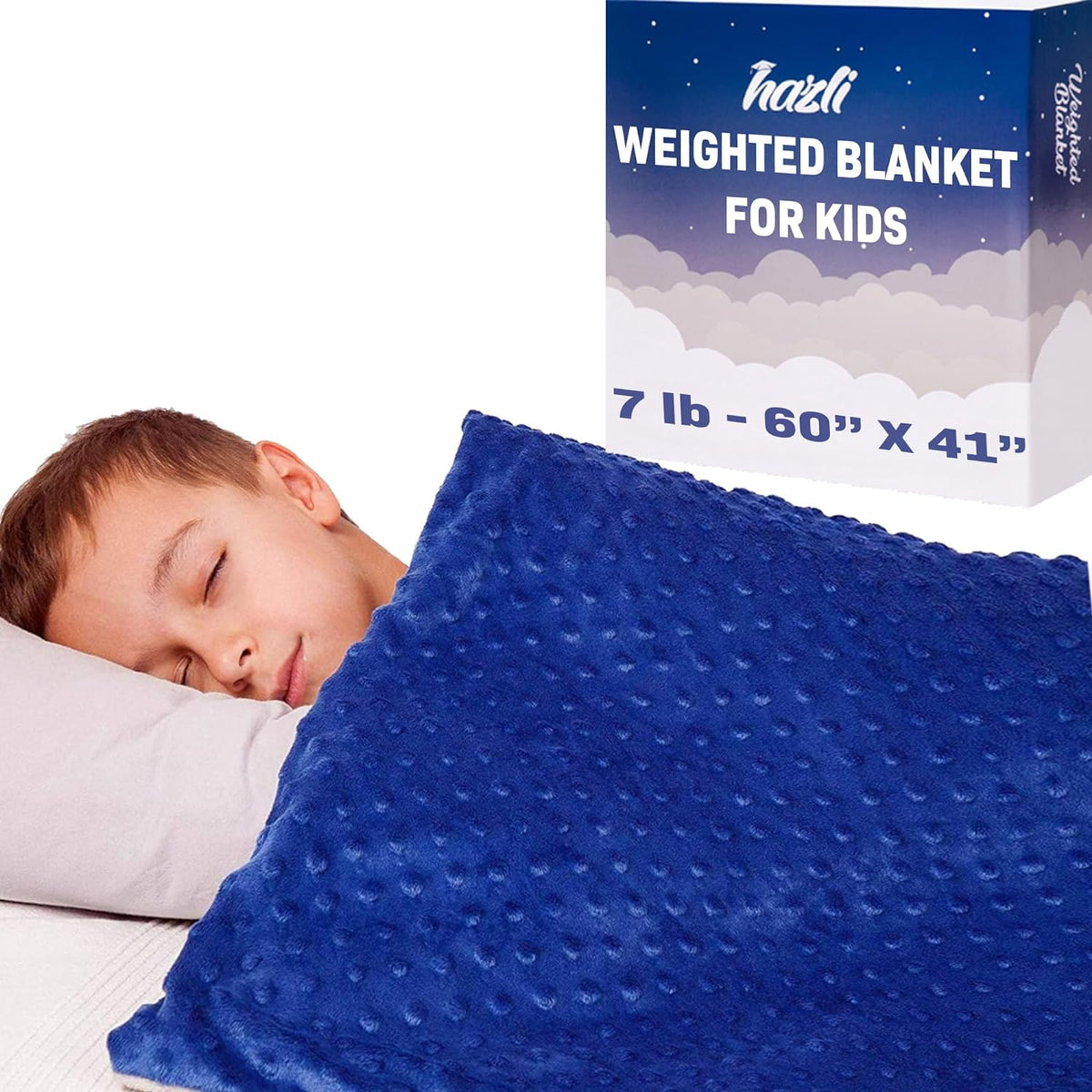 Kids Weighted Blanket with Removable Minky Cover