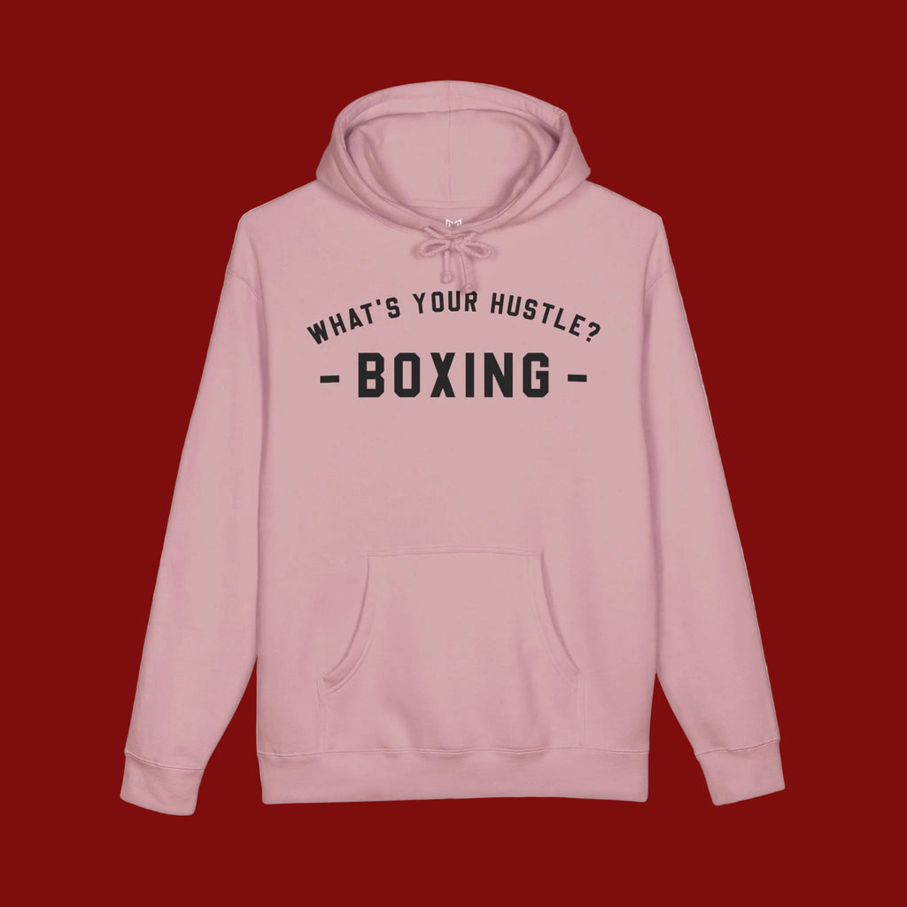 WHAT'S YOUR HUSTLE? Old School Boxing Hoodie | Heavyweight Cotton (10z) | WYH? | (3 COLORS)