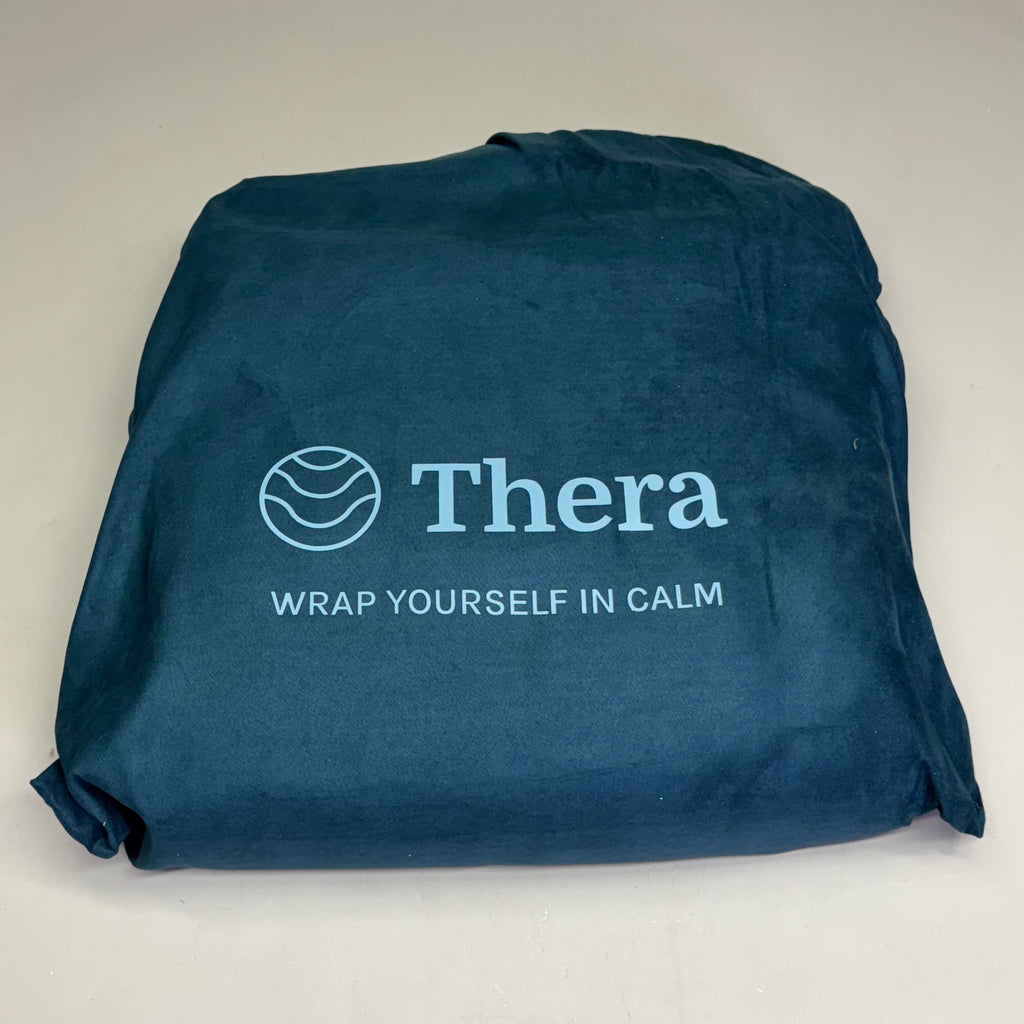 THERA Weighted Blanket Sz 42" x 66", Calming Navy BL613K