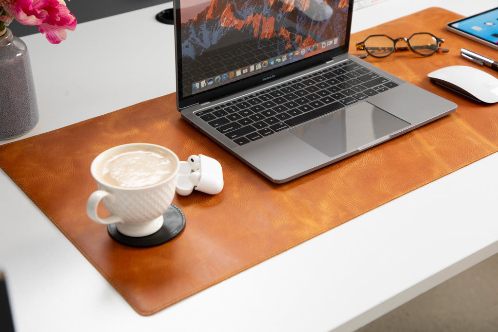 Natural Leather Desk Mat (91 cm x 48 cm)
