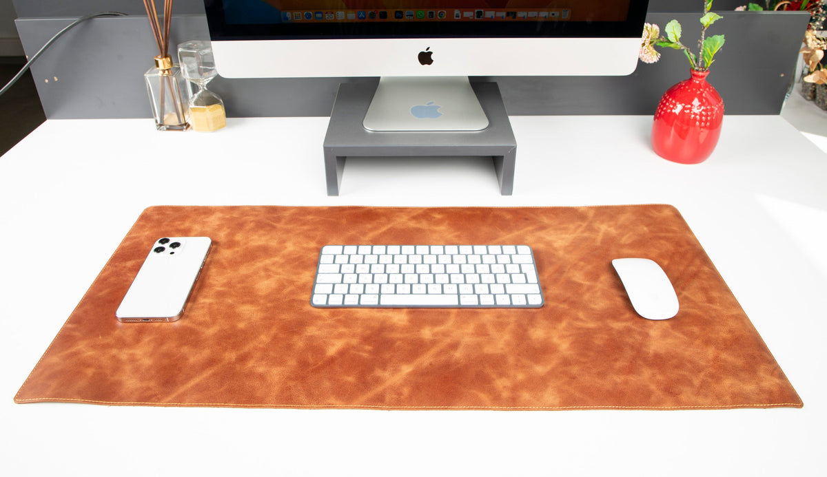 Natural Leather Desk Mat (91 cm x 48 cm)