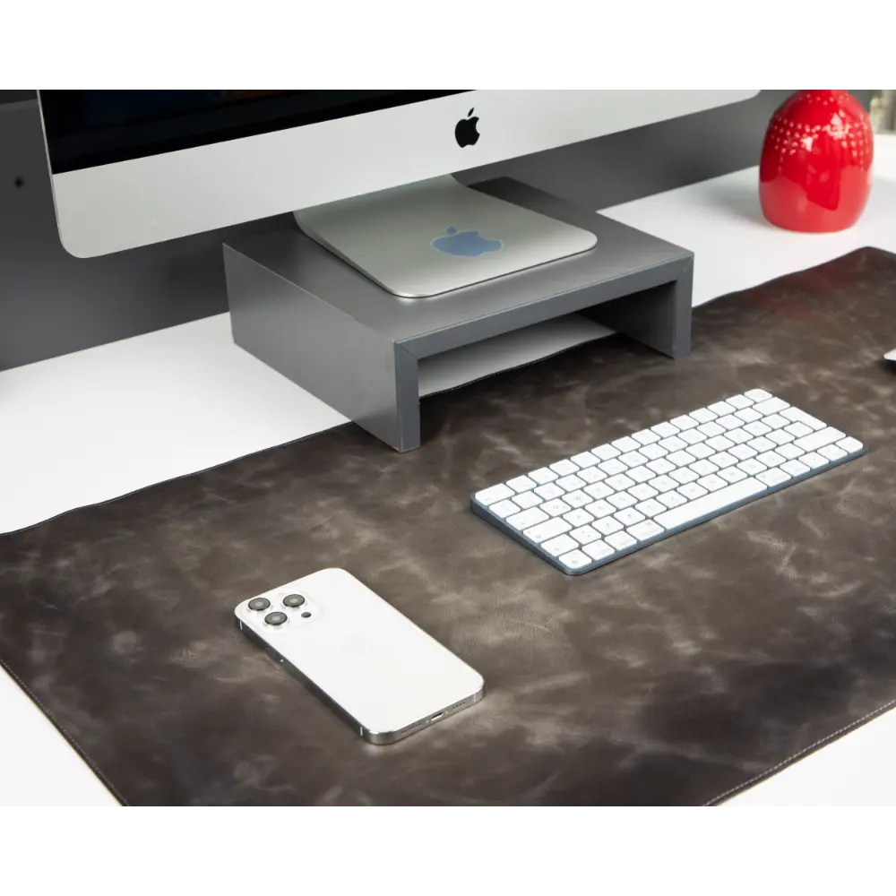 Natural Leather Desk Mat (37 cm x 80 cm)