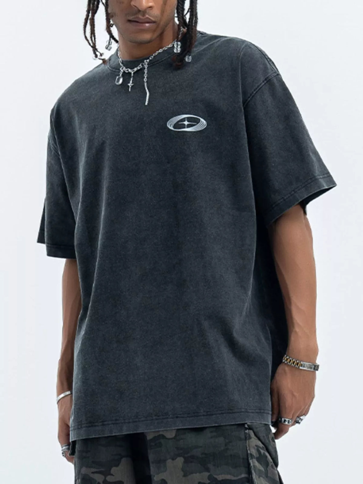 Men's Round Neck Oversized T-Shirt