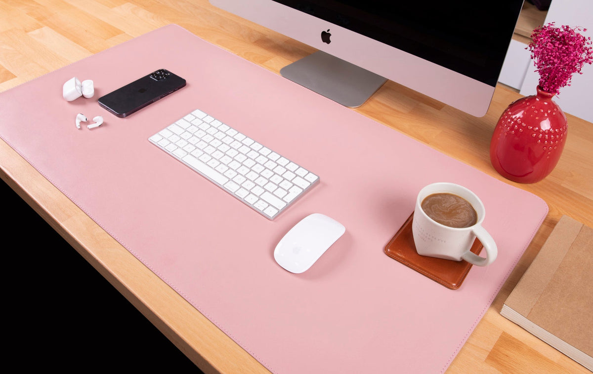 Natural Leather Desk Mat (37 cm x 80 cm)