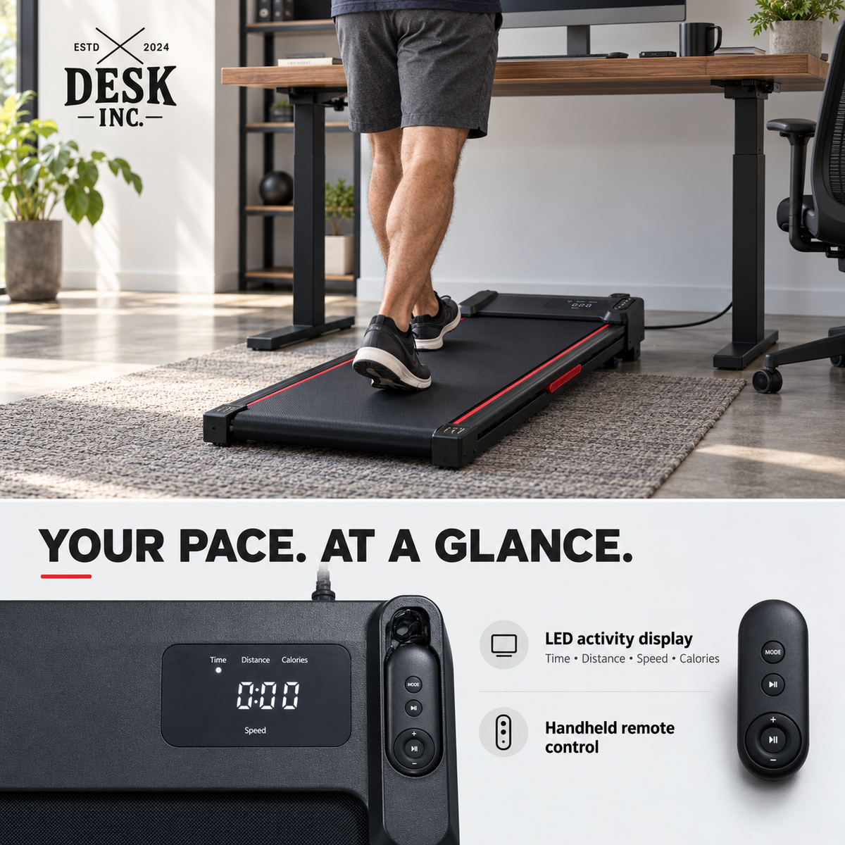 Desk Inc.™ Desk Walker — Walking Pad
