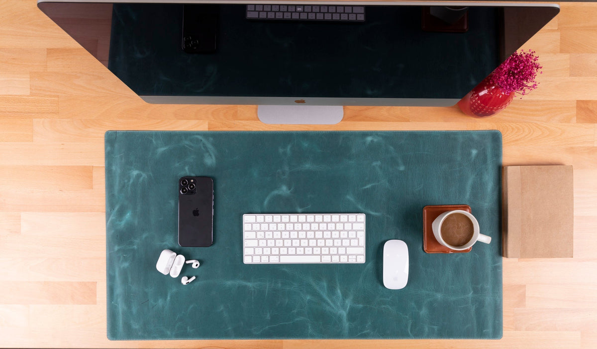 Natural Leather Desk Mat (91 cm x 48 cm)