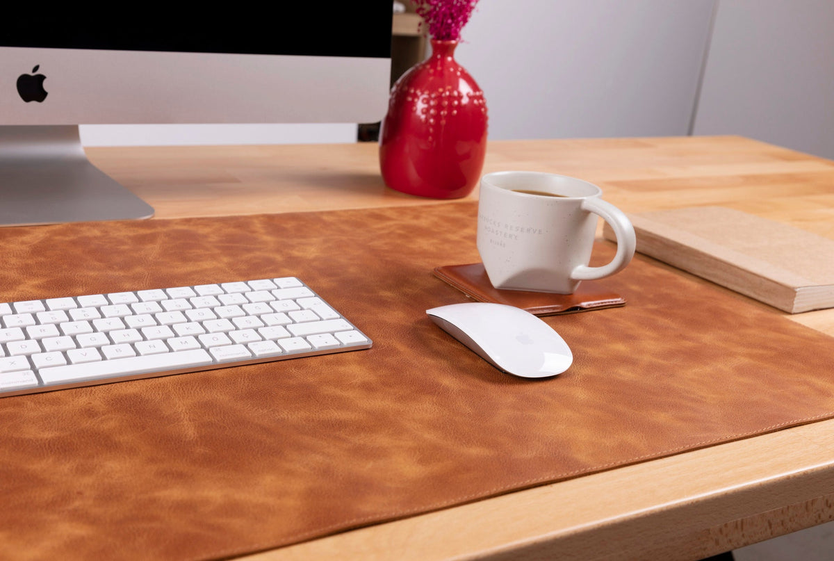 Natural Leather Desk Mat (91 cm x 48 cm)