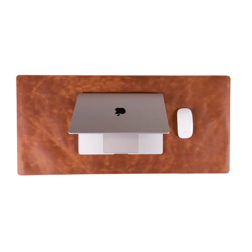 Natural Leather Desk Mat (37 cm x 80 cm)