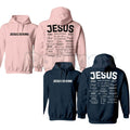 JESUS IS KING Gothic Hoodie – Vintage Christian Faith Graphic Pullover, Heavyweight Religious Streetwear Sweatshirt, Unisex Heavy Blend