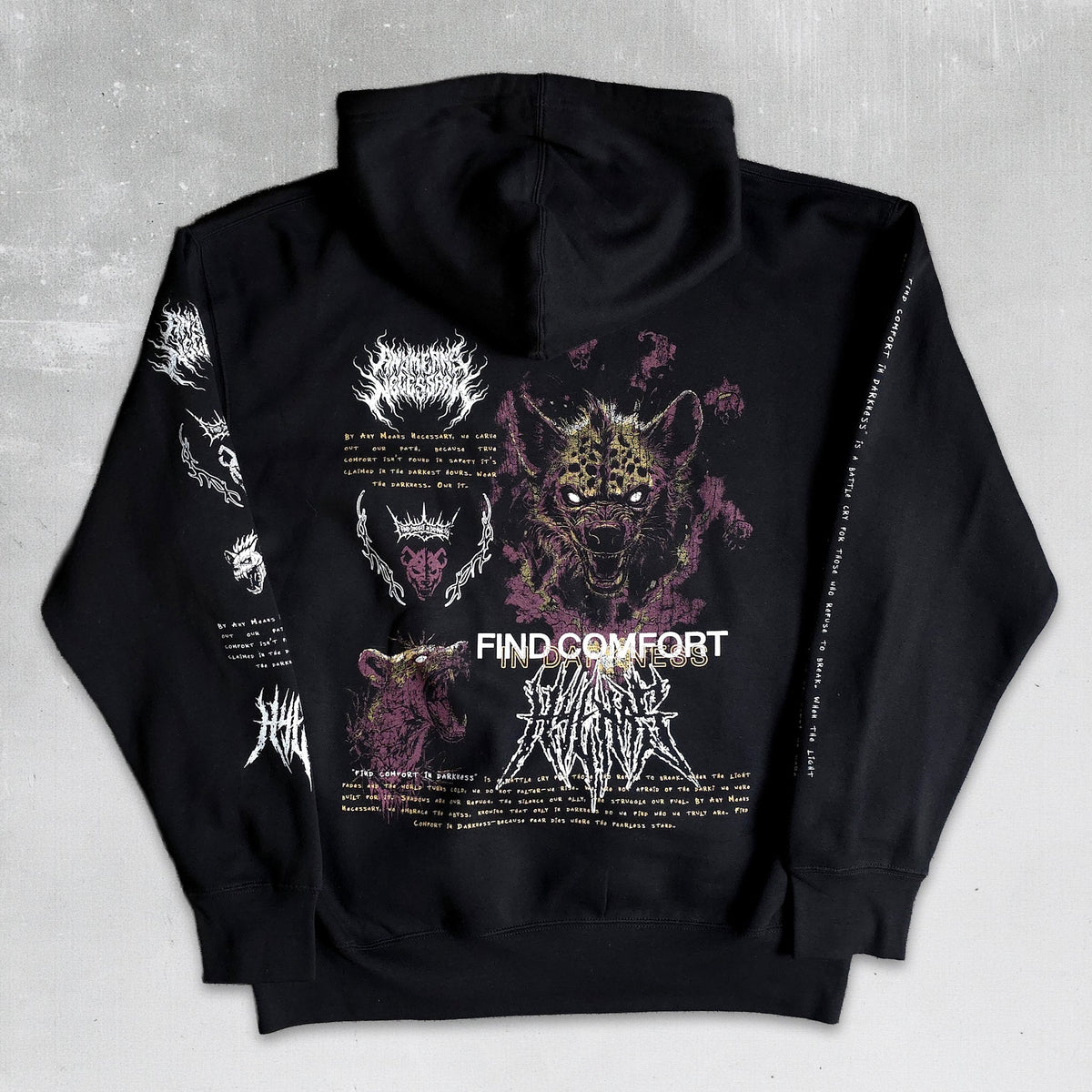 Mantra Zip Up Hoodie