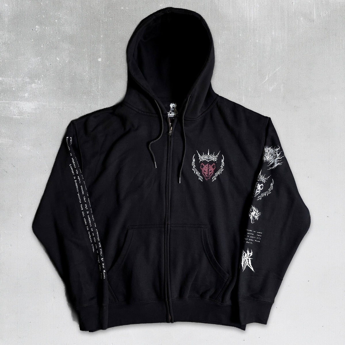 Mantra Zip Up Hoodie