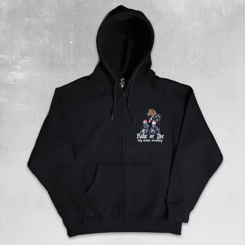 Ride or Die Zip Up Hoodie