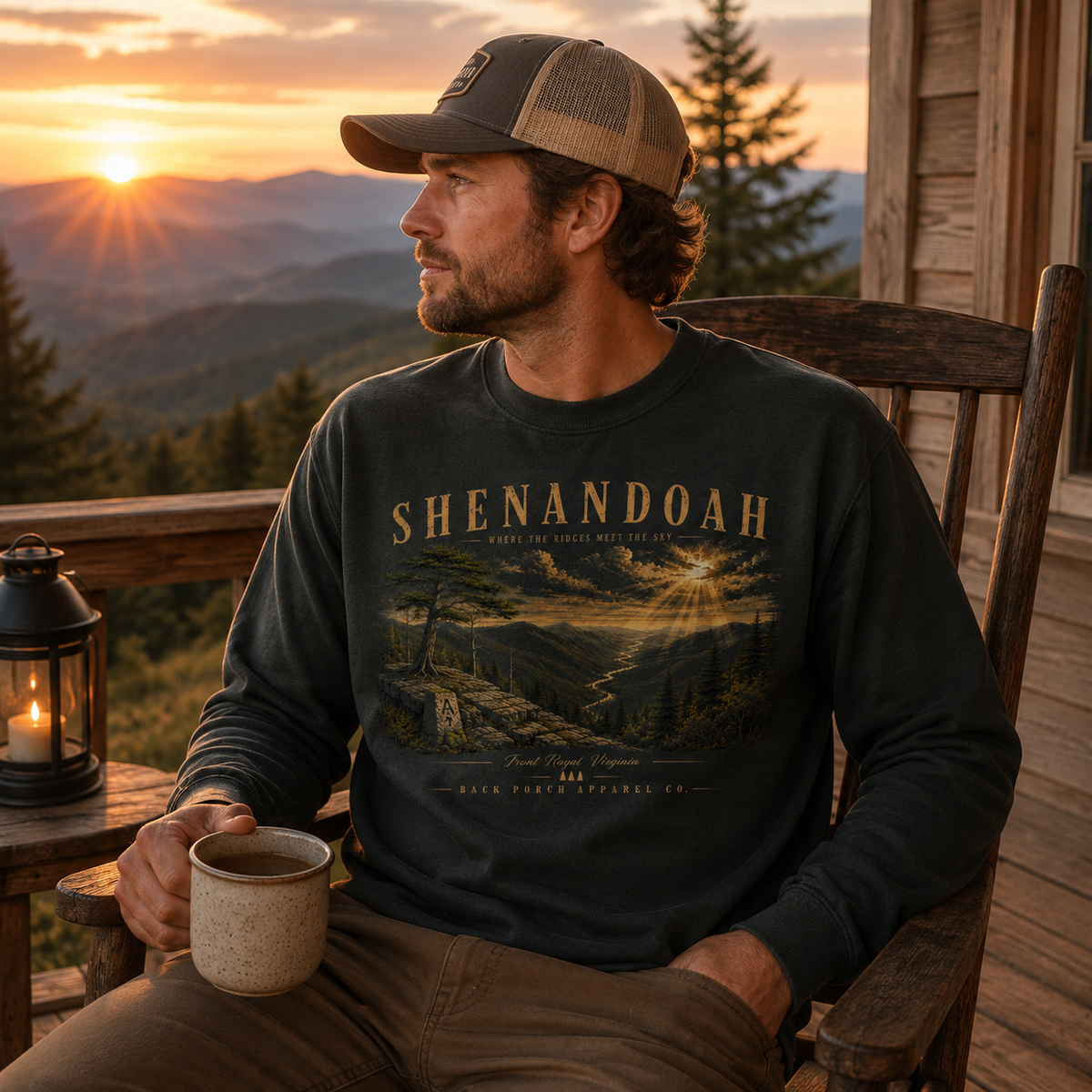Shenandoah Premium Comfort Colors Crew Sweatshirt