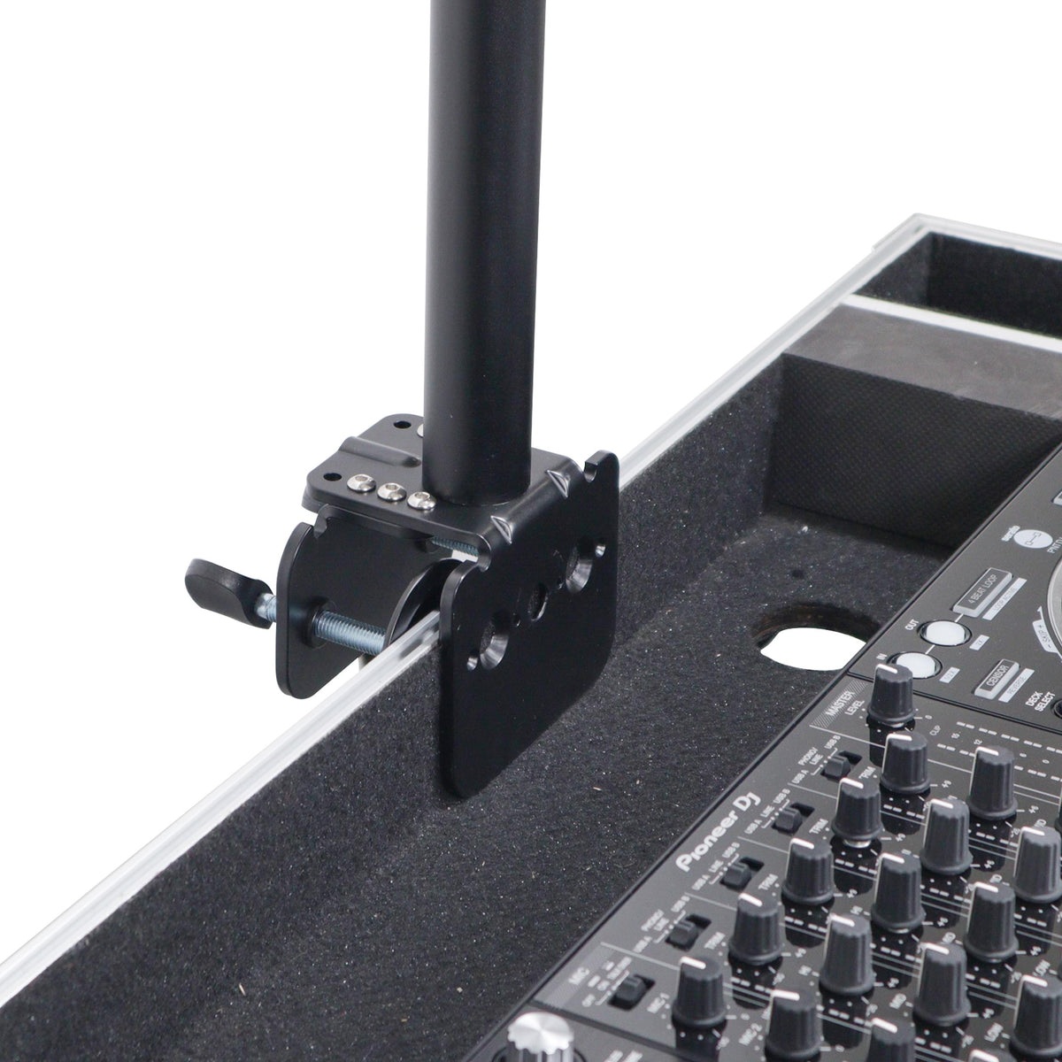 ProX X-FLEXARMBLK - Black Adjustable Arm Mount Mount Stand For 12-17" Laptop,VESA 75X75 and 100X100 fit 17-32" Monitor, For DJ Flight Case/Table