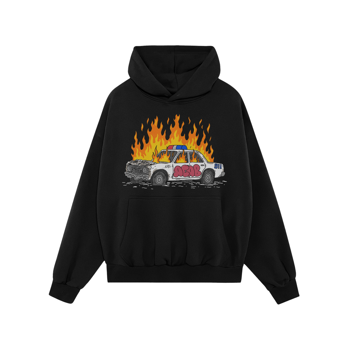 ACAB Police Car Hoodie