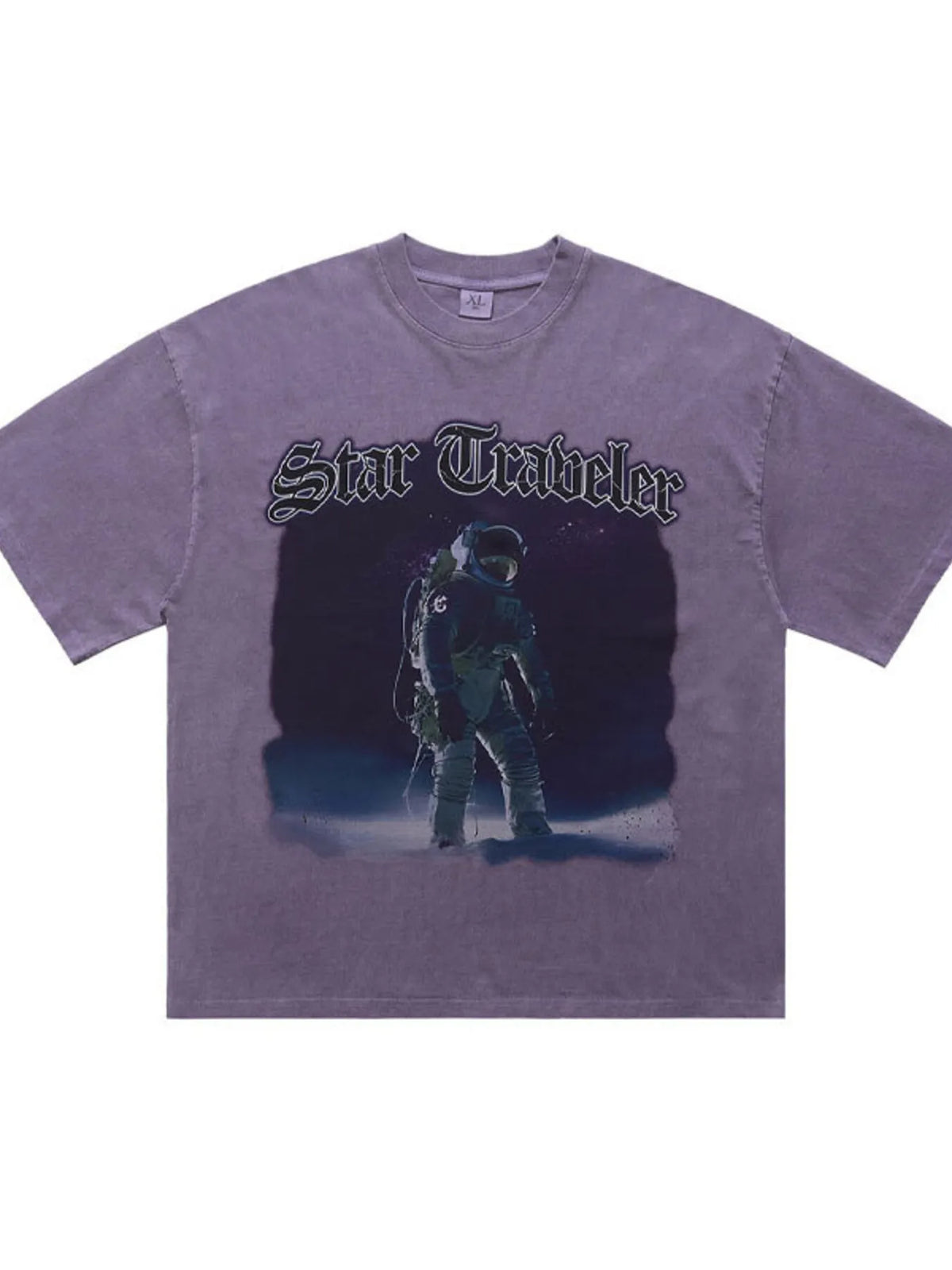 Men's Star Traveler Graphic Oversized T-Shirt