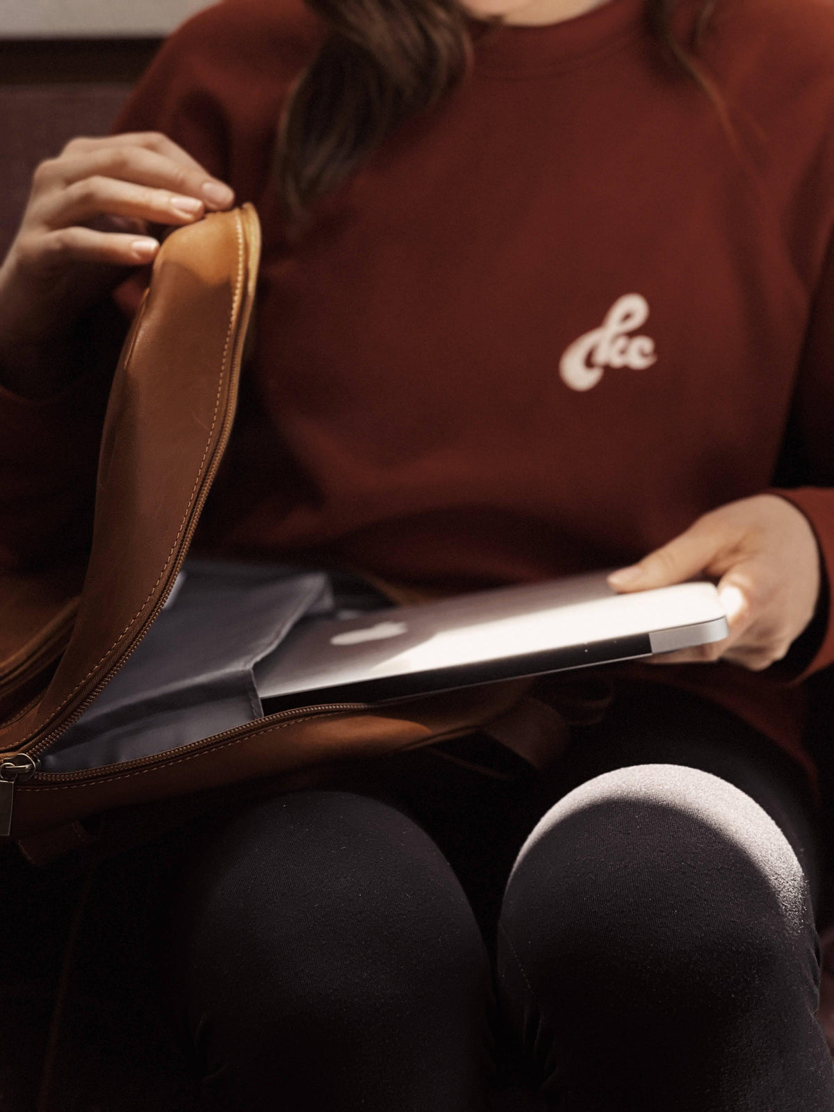 Leather Commuter Backpack