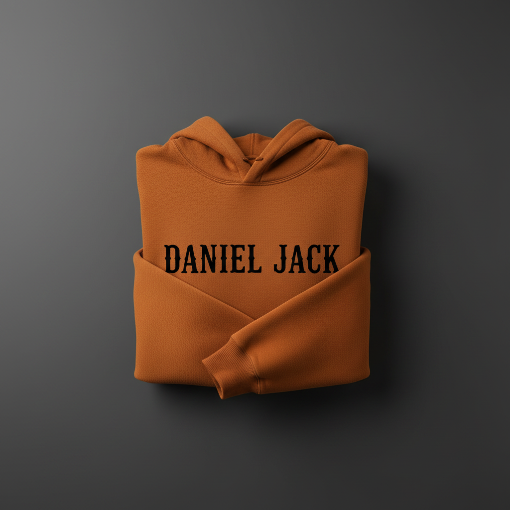Burnt Orange Daniel Jack Hoodie