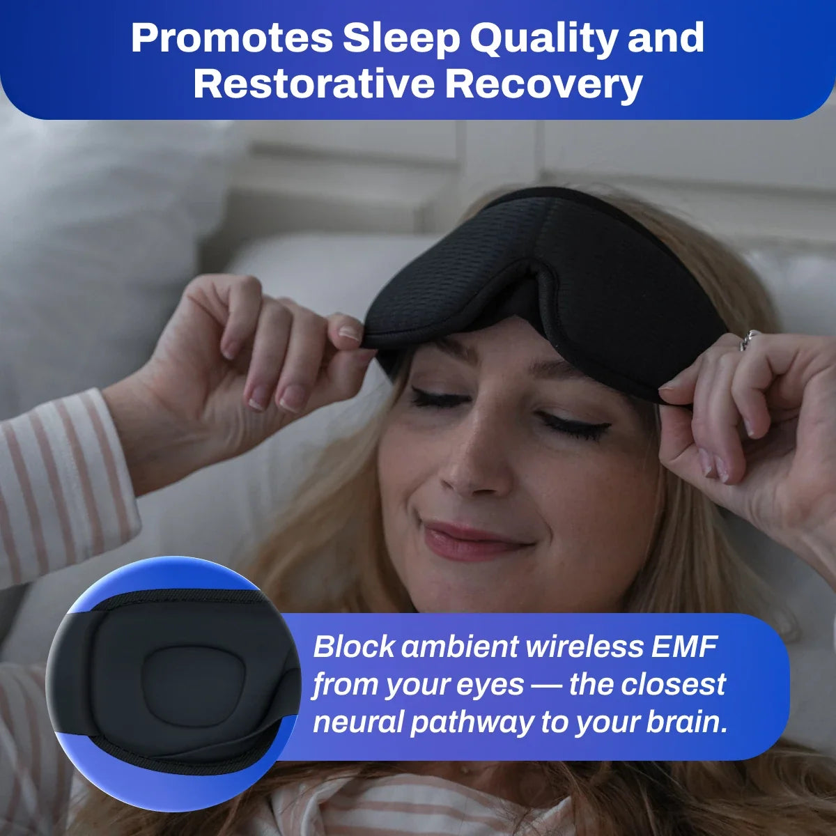 EMF Radiation Protection Sleep Mask