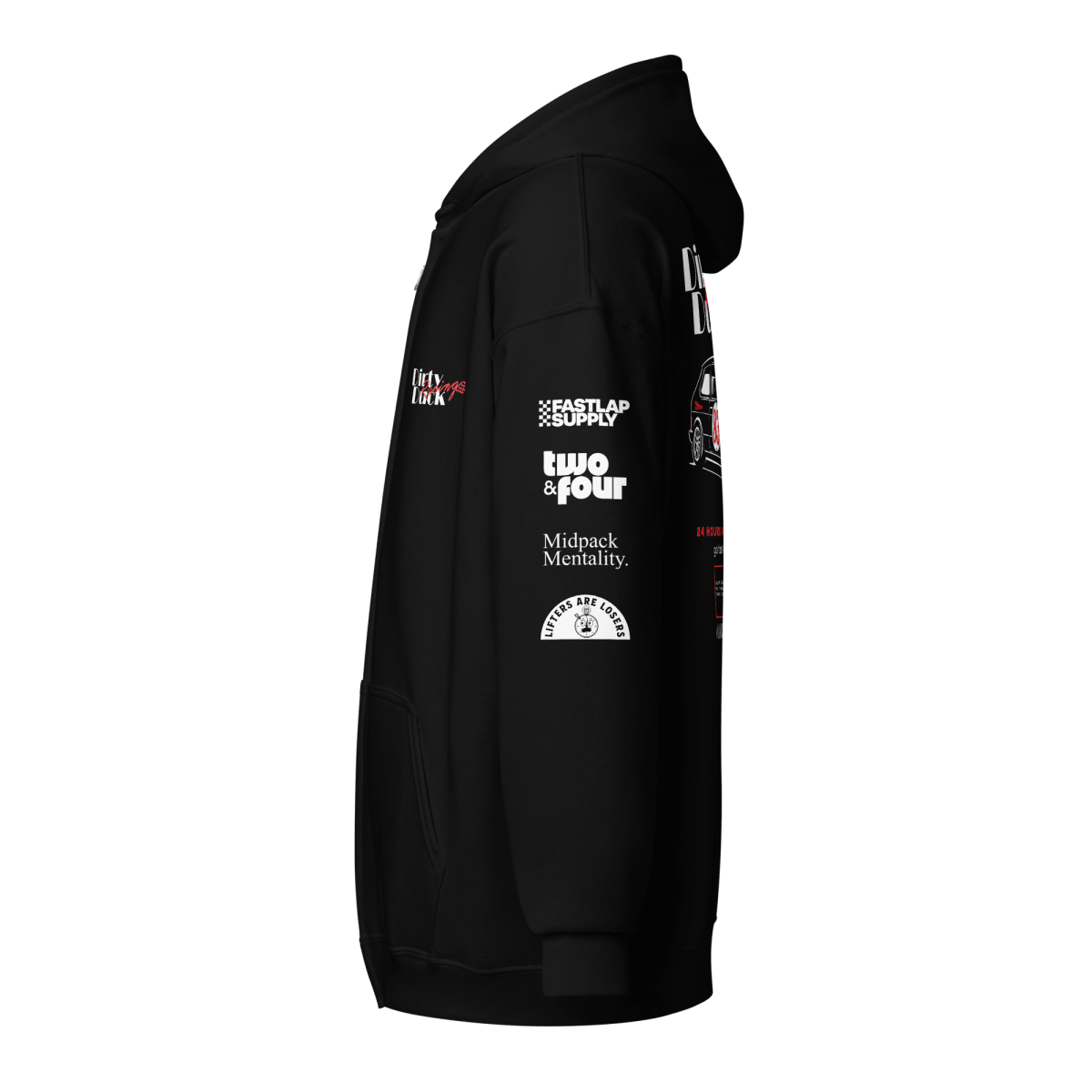 Dirty Duck Racing - Heavyweight Zip Hoodie