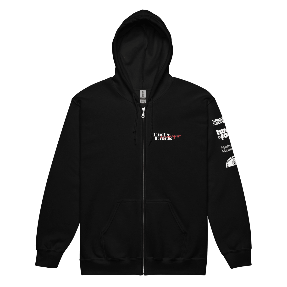 Dirty Duck Racing - Heavyweight Zip Hoodie