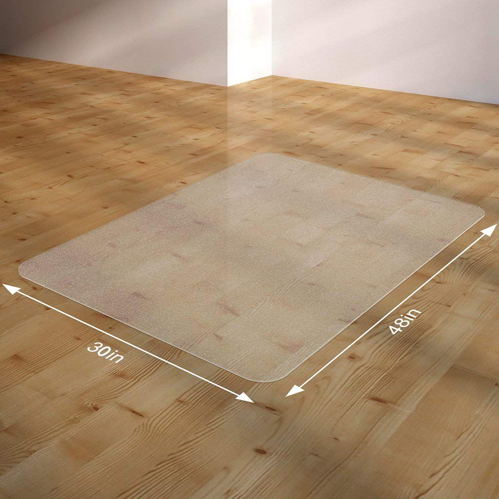 Direct Wicker Clear PVC Chair Mat, 30x48 In, Hard Floors