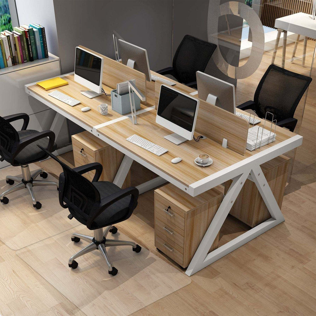Direct Wicker Clear PVC Chair Mat, 30x48 In, Hard Floors