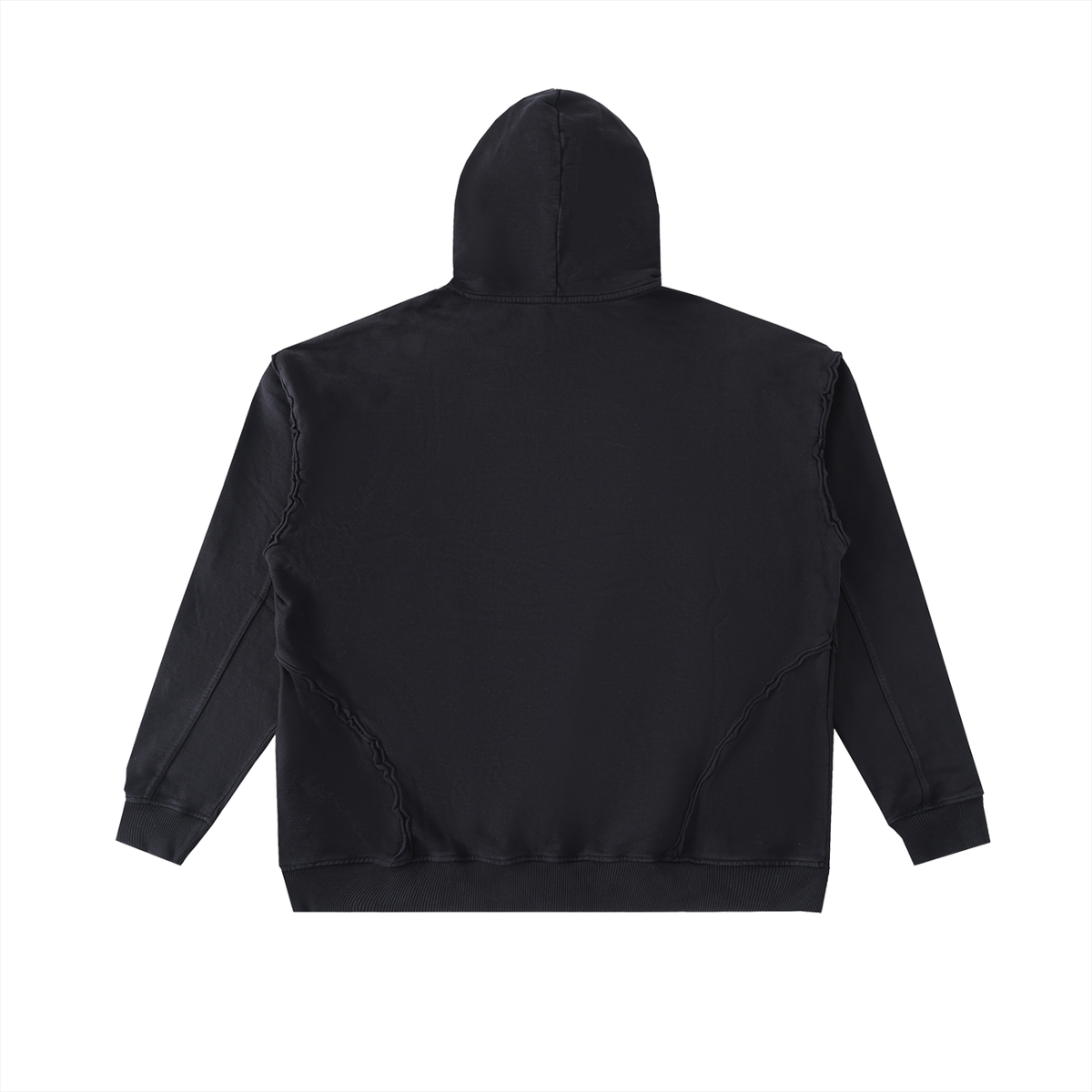 Fearless Apparel Raw-Seam Enzyme Washed Hoodie – 100% Cotton Heavyweight Streetwear