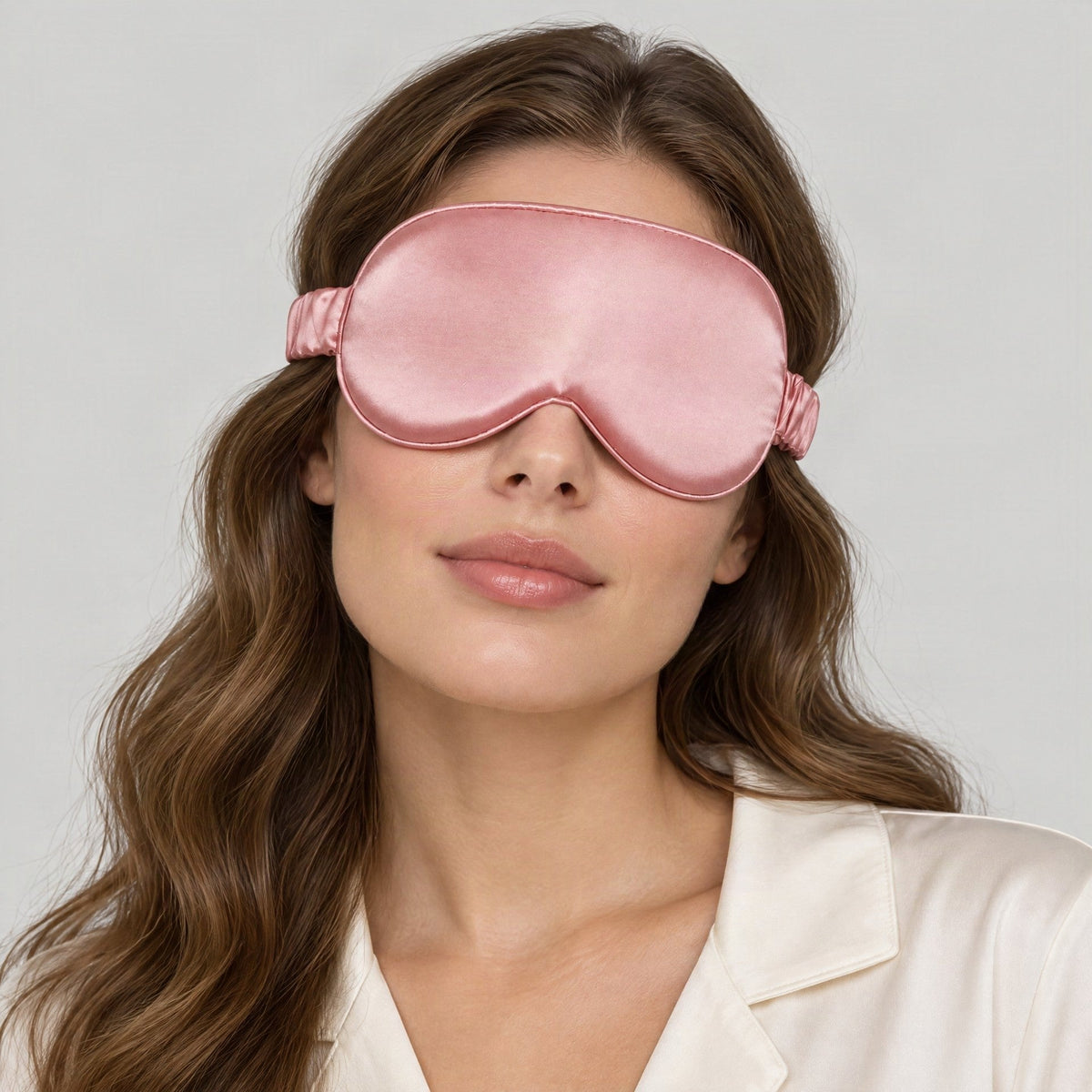 19 Momme 3D Contoured 100% Mulberry Silk Sleep Eye Mask – Light-Blocking, Breathable for Travel & Sleep