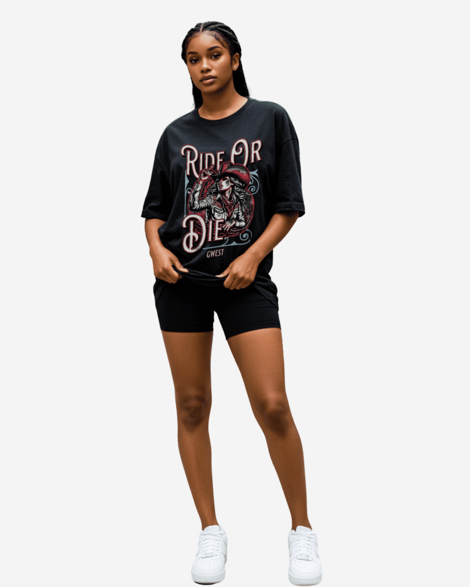 G West Ride Or Die Oversized Women's T-Shirt