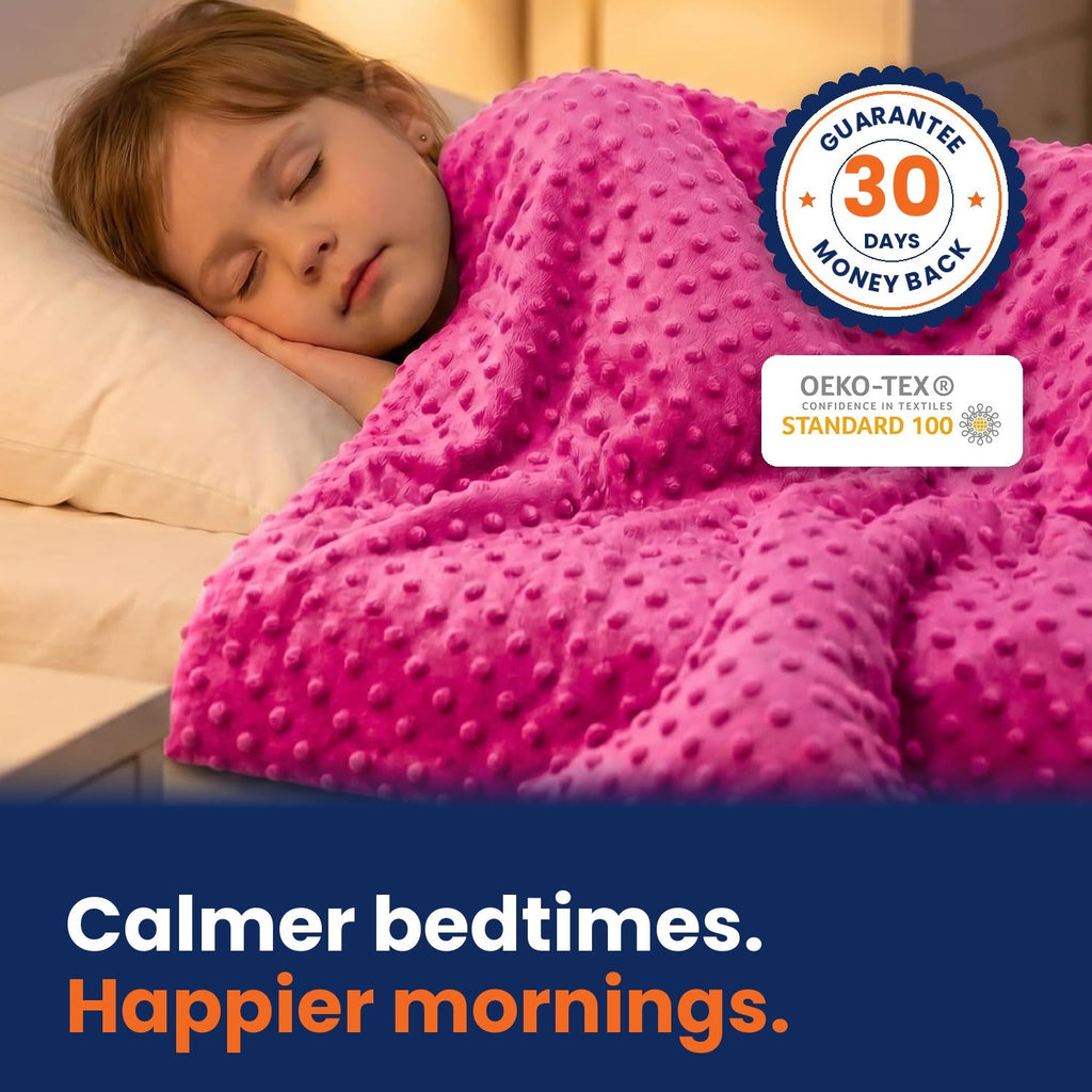 Kids Weighted Blanket with Removable Minky Cover